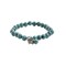 Earth's Jewels Semi-Precious Dyed Re-constructed Turquoise Stretch Bracelet, Star Charm